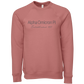 Alpha Omicron Pi Embroidered Printed Name Crewneck Sweatshirts