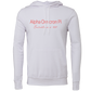 Alpha Omicron Pi Embroidered Printed Name Hooded Sweatshirts
