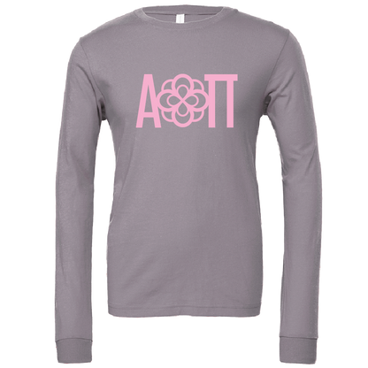 Alpha Omicron Pi Lettered Long Sleeve T-Shirts