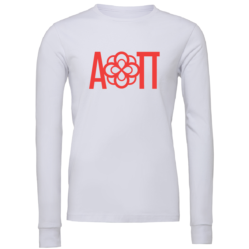 Alpha Omicron Pi Lettered Long Sleeve T-Shirts