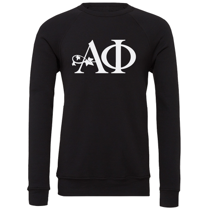 Alpha Phi Lettered Crewneck Sweatshirts