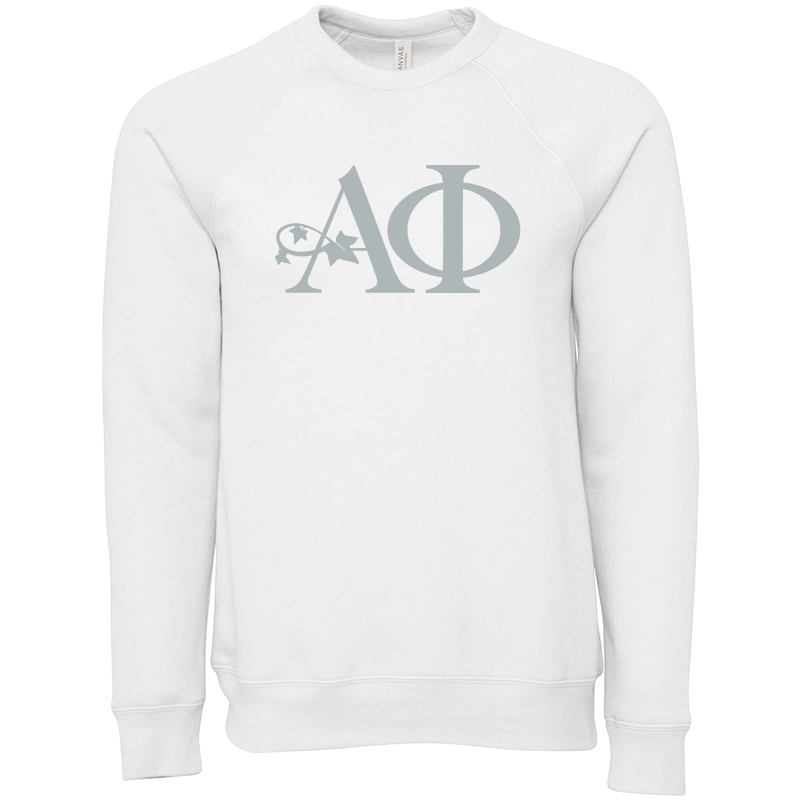 Alpha Phi Lettered Crewneck Sweatshirts