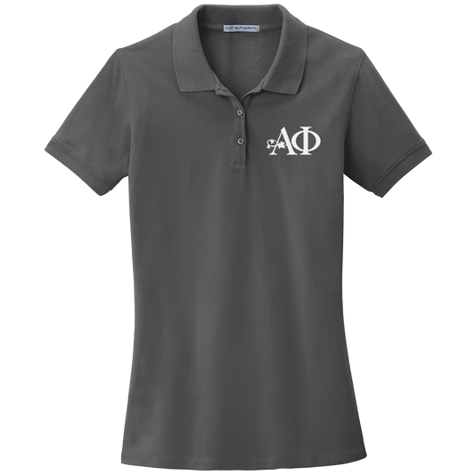 Alpha Phi Ladies' Embroidered Polo Shirt
