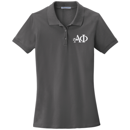 Alpha Phi Ladies' Embroidered Polo Shirt