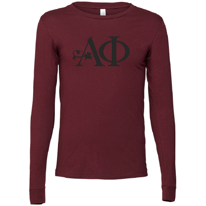 Alpha Phi Lettered Long Sleeve T-Shirts