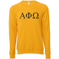 Alpha Phi Omega Lettered Crewneck Sweatshirts