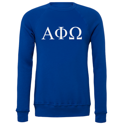 Alpha Phi Omega Lettered Crewneck Sweatshirts