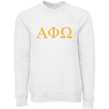 Alpha Phi Omega Lettered Crewneck Sweatshirts