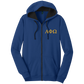 Alpha Phi Omega Zip-Up Hooded Sweatshirts