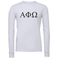 Alpha Phi Omega Lettered Long Sleeve T-Shirts