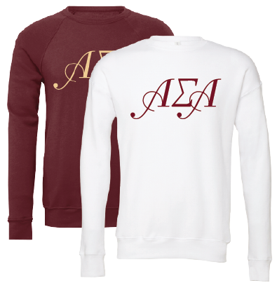 Alpha Sigma Alpha Crewneck Sweatshirts