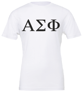 Alpha Sigma Phi Short Sleeve T-Shirts
