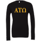 Alpha Tau Omega Lettered Long Sleeve T-Shirts