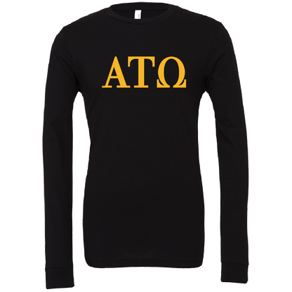 Alpha Tau Omega Lettered Long Sleeve T-Shirts