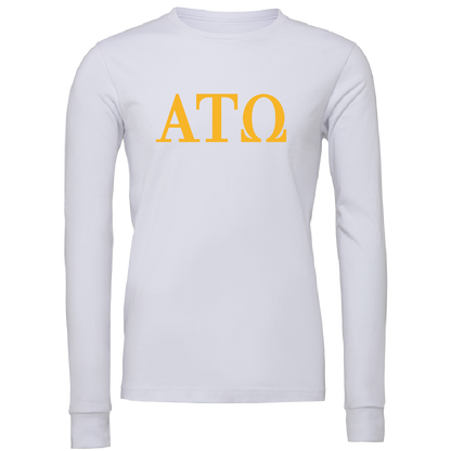 Alpha Tau Omega Lettered Long Sleeve T-Shirts