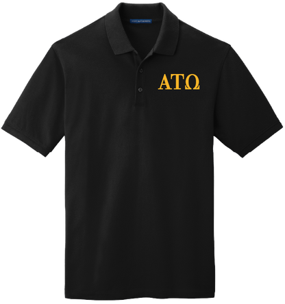 Alpha Tau Omega Men's Embroidered Polo Shirt