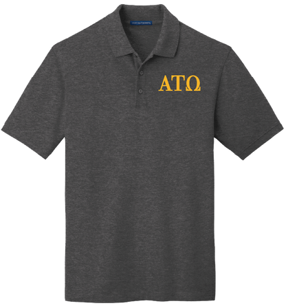 Alpha Tau Omega Men's Embroidered Polo Shirt