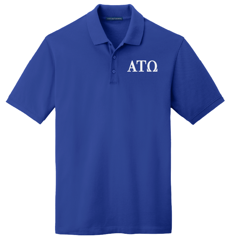 Alpha Tau Omega Men's Embroidered Polo Shirt