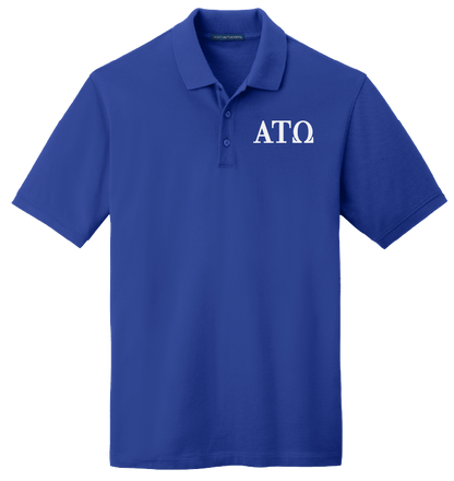 Alpha Tau Omega Men's Embroidered Polo Shirt