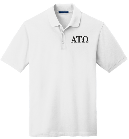 Alpha Tau Omega Men's Embroidered Polo Shirt