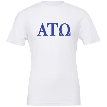 Alpha Tau Omega Lettered Short Sleeve T-Shirts