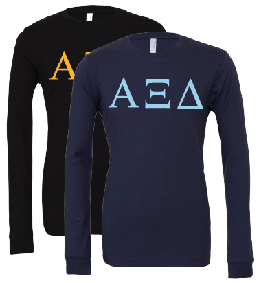 Alpha Xi Delta Long Sleeve T-Shirts