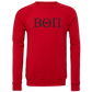 Beta Theta Pi Lettered Crewneck Sweatshirts