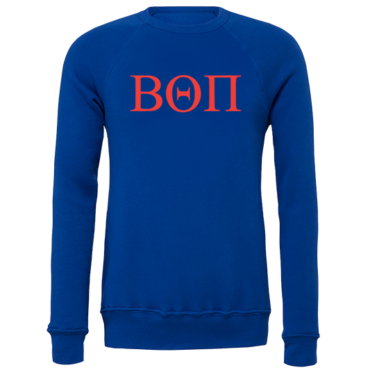 Beta Theta Pi Lettered Crewneck Sweatshirts