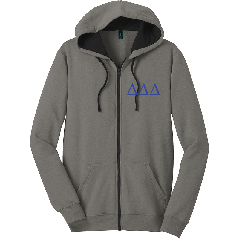 Delta Delta Delta Zip-Up Hooded Sweatshirts