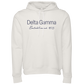 Delta Gamma Embroidered Printed Name Hooded Sweatshirts