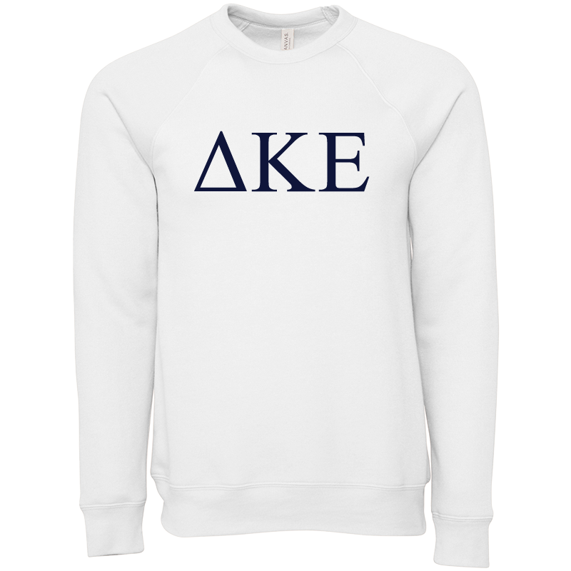 Delta Kappa Epsilon Lettered Crewneck Sweatshirts