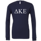 Delta Kappa Epsilon Lettered Long Sleeve T-Shirts