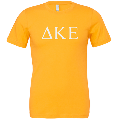 Delta Kappa Epsilon Lettered Short Sleeve T-Shirts