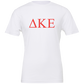 Delta Kappa Epsilon Lettered Short Sleeve T-Shirts