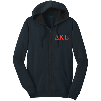 Delta Kappa Epsilon Zip-Up Hooded Sweatshirts