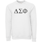 Delta Sigma Phi Lettered Crewneck Sweatshirts