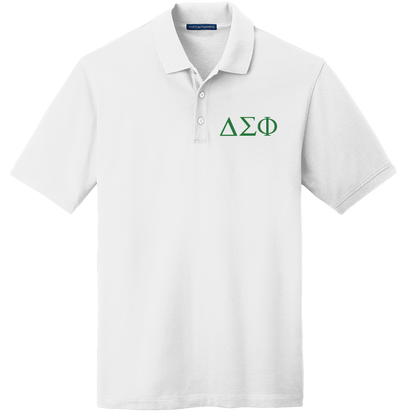 Delta Sigma Phi Men's Embroidered Polo Shirt