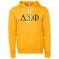 Delta Sigma Phi Lettered Hooded Sweatshirts
