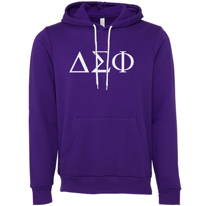 Delta Sigma Phi Lettered Hooded Sweatshirts