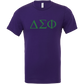 Delta Sigma Phi Lettered Short Sleeve T-Shirts