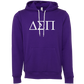 Delta Sigma Pi Lettered Hooded Sweatshirts