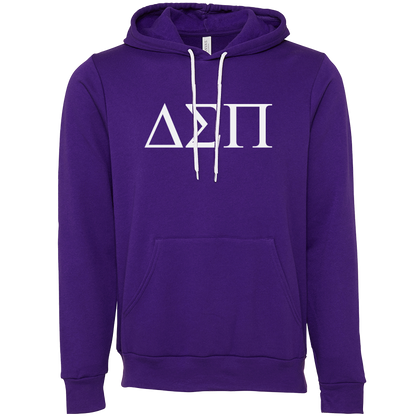 Delta Sigma Pi Lettered Hooded Sweatshirts