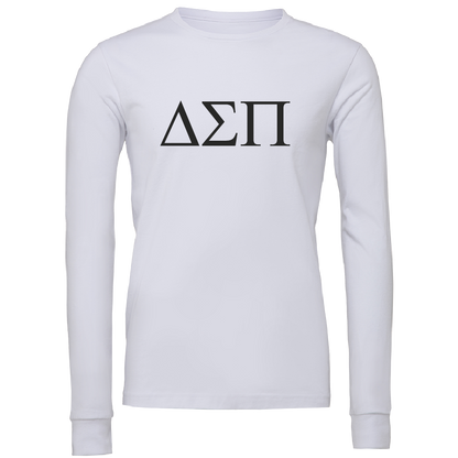 Delta Sigma Pi Lettered Long Sleeve T-Shirts