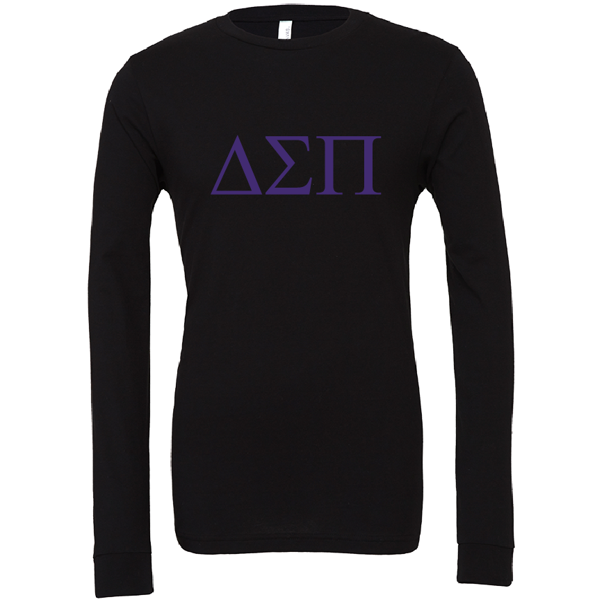 Delta Sigma Pi Lettered Long Sleeve T-Shirts