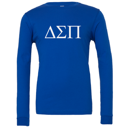 Delta Sigma Pi Lettered Long Sleeve T-Shirts