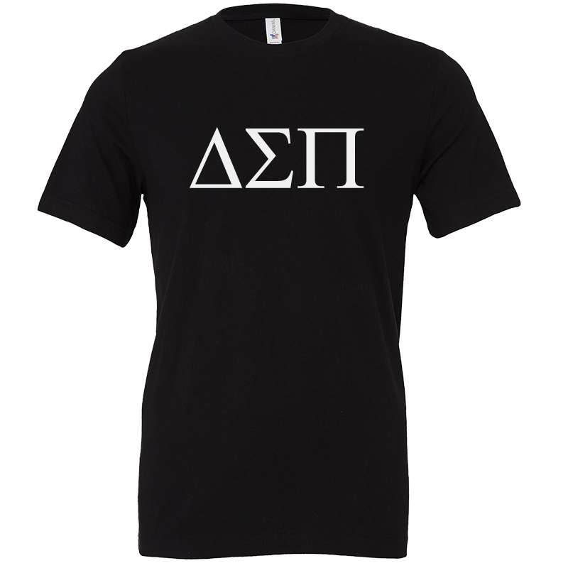 Delta Sigma Pi Lettered Short Sleeve T-Shirts