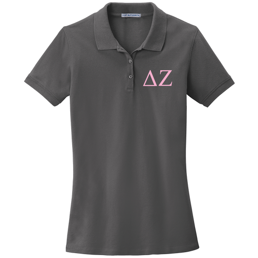 Delta Zeta Ladies' Embroidered Polo Shirt