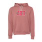Alpha Omicron Pi Applique Letters Hooded Sweatshirt