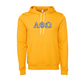 Alpha Phi Omega Applique Letters Hooded Sweatshirt
