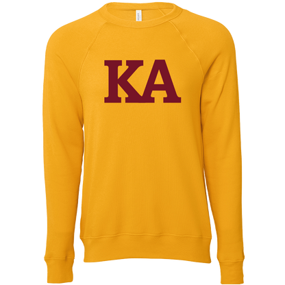 Kappa Alpha Lettered Crewneck Sweatshirts